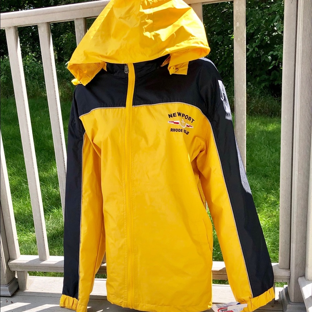 Newport, Rhode Island Yellow Rain Coat